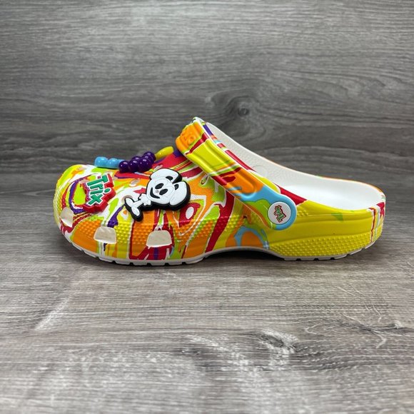Crocs x Trix Cereal Tie Dye Classic Clog Mens Multi Sizes Available 207922 94S - Picture 2 of 16